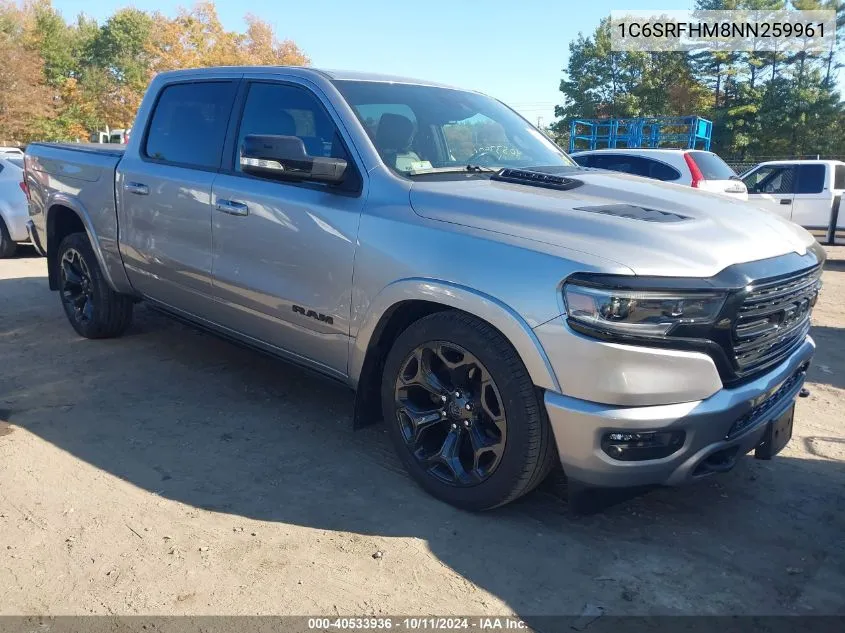 2022 Ram 1500 Limited 4X4 5'7 Box VIN: 1C6SRFHM8NN259961 Lot: 40533936