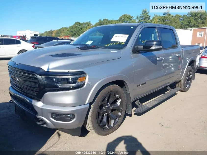 2022 Ram 1500 Limited 4X4 5'7 Box VIN: 1C6SRFHM8NN259961 Lot: 40533936