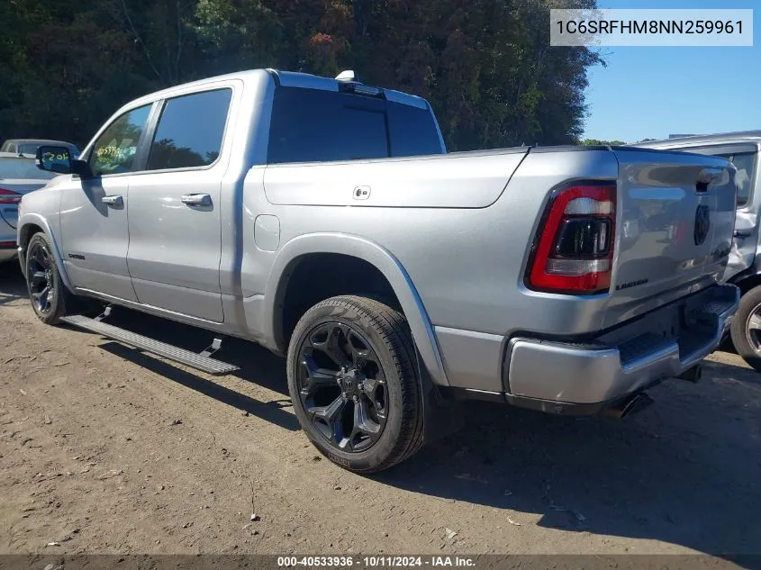 2022 Ram 1500 Limited 4X4 5'7 Box VIN: 1C6SRFHM8NN259961 Lot: 40533936