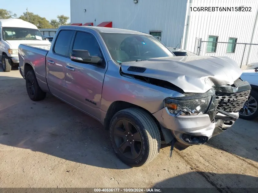 2022 Ram 1500 Big Horn/Lone Star VIN: 1C6RREBT6NN158202 Lot: 40536177