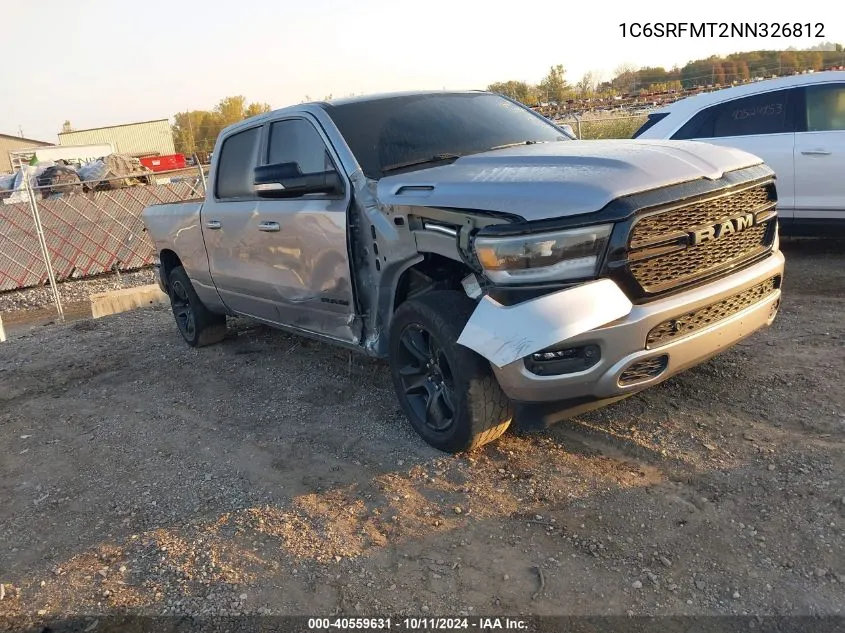 2022 Ram 1500 Big Horn/Lone Star VIN: 1C6SRFMT2NN326812 Lot: 40559631