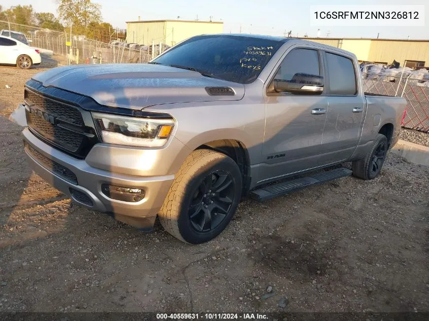 2022 Ram 1500 Big Horn/Lone Star VIN: 1C6SRFMT2NN326812 Lot: 40559631