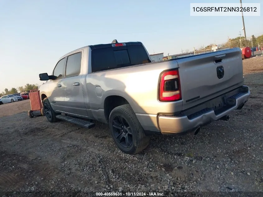 2022 Ram 1500 Big Horn/Lone Star VIN: 1C6SRFMT2NN326812 Lot: 40559631