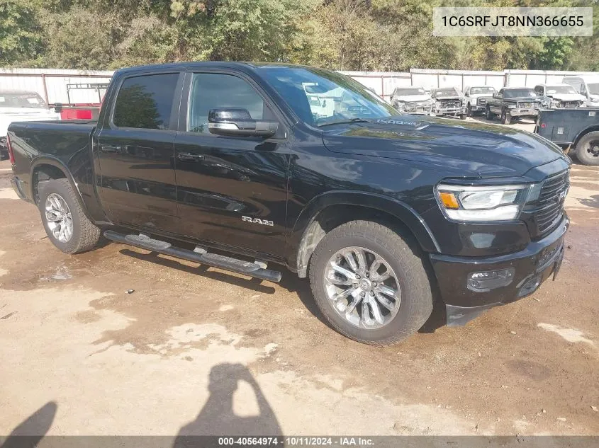 2022 Ram 1500 Laramie 4X4 5'7 Box VIN: 1C6SRFJT8NN366655 Lot: 40564974