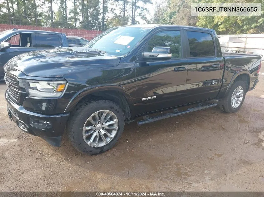 2022 Ram 1500 Laramie 4X4 5'7 Box VIN: 1C6SRFJT8NN366655 Lot: 40564974