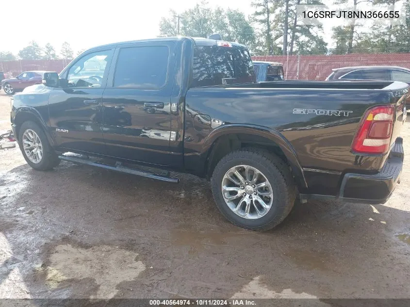 2022 Ram 1500 Laramie 4X4 5'7 Box VIN: 1C6SRFJT8NN366655 Lot: 40564974