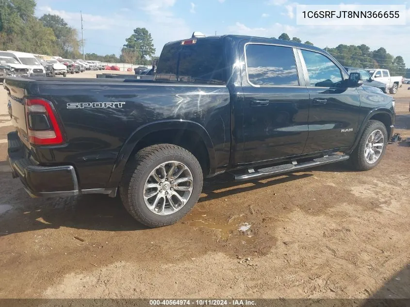 2022 Ram 1500 Laramie 4X4 5'7 Box VIN: 1C6SRFJT8NN366655 Lot: 40564974