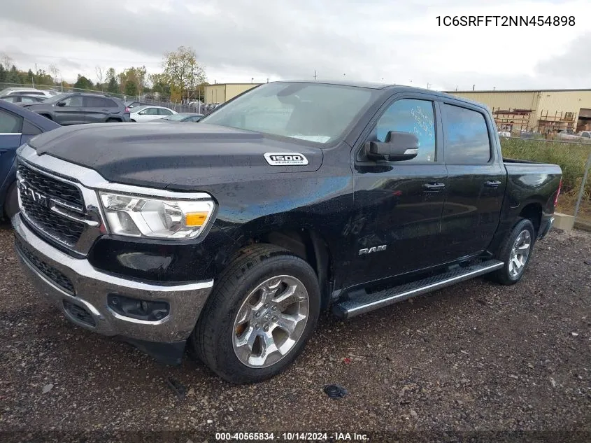 2022 Ram 1500 Big Horn/Lone Star VIN: 1C6SRFFT2NN454898 Lot: 40565834