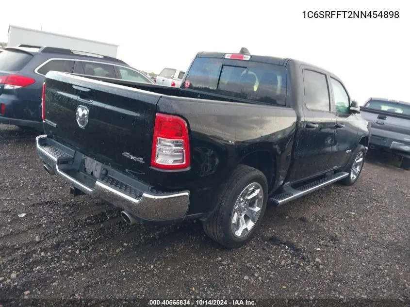 2022 Ram 1500 Big Horn/Lone Star VIN: 1C6SRFFT2NN454898 Lot: 40565834