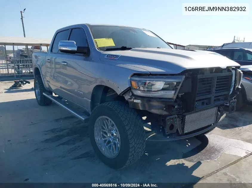 2022 Ram 1500 Laramie 4X2 5'7 Box VIN: 1C6RREJM9NN382932 Lot: 40569516