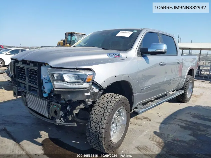 2022 Ram 1500 Laramie 4X2 5'7 Box VIN: 1C6RREJM9NN382932 Lot: 40569516