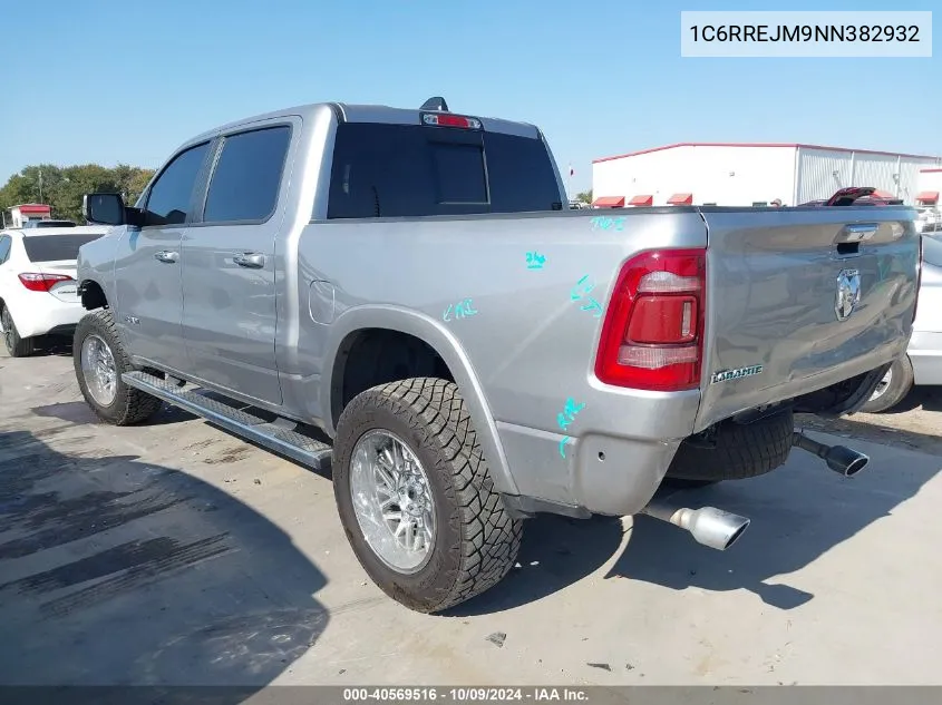 2022 Ram 1500 Laramie 4X2 5'7 Box VIN: 1C6RREJM9NN382932 Lot: 40569516