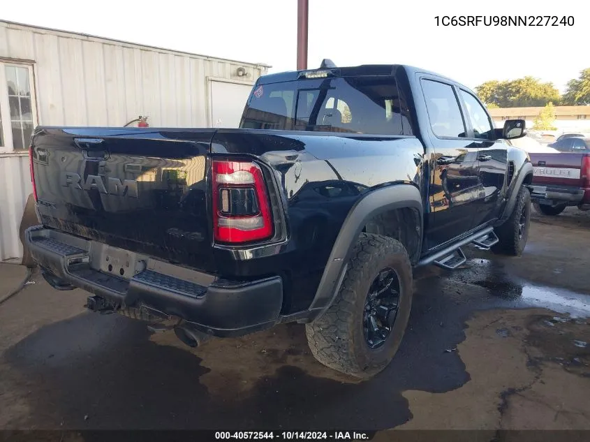 2022 Ram 1500 Trx VIN: 1C6SRFU98NN227240 Lot: 40572544