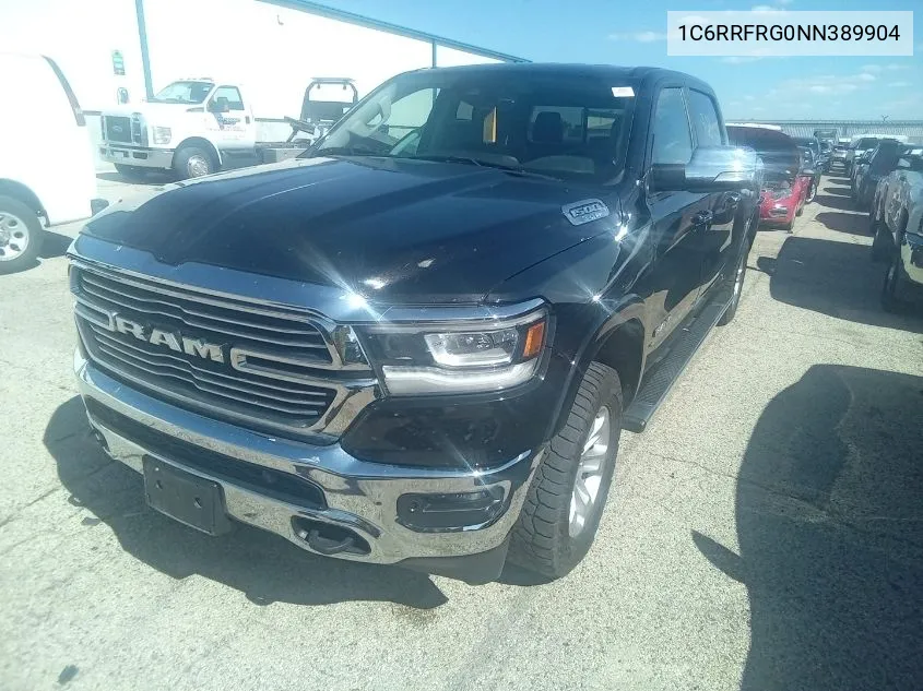 2022 Ram 1500 Laramie 4X4 6'4 Box VIN: 1C6RRFRG0NN389904 Lot: 40587290