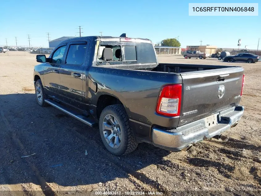 1C6SRFFT0NN406848 2022 Ram 1500 Big Horn 4X4 5'7 Box