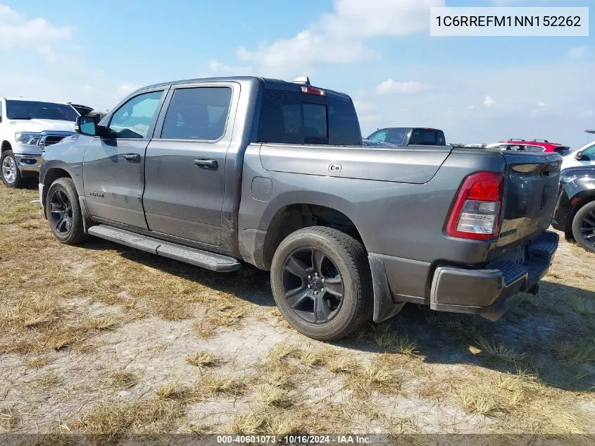 2022 Ram 1500 Big Horn 4X2 5'7 Box VIN: 1C6RREFM1NN152262 Lot: 40601073