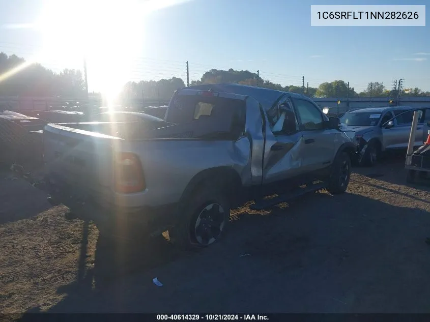 2022 Ram 1500 Rebel VIN: 1C6SRFLT1NN282626 Lot: 40614329