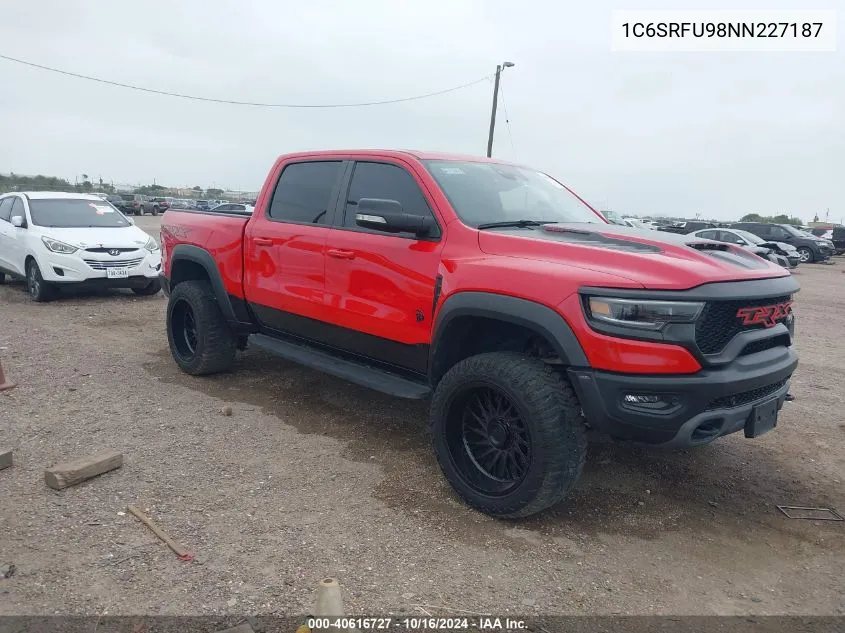 2022 Ram 1500 Trx 4X4 5'7 Box VIN: 1C6SRFU98NN227187 Lot: 40616727