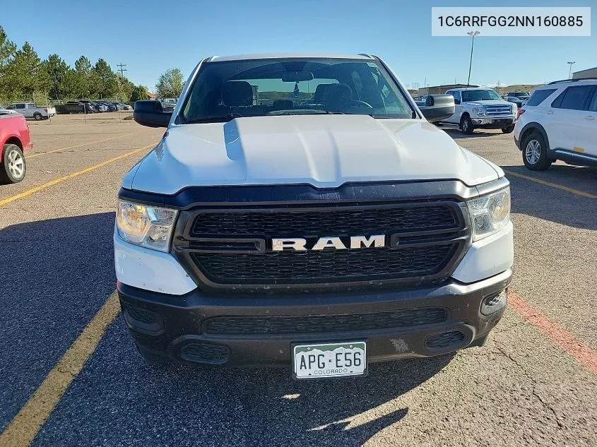 2022 Ram 1500 Tradesman 4X4 5'7 Box VIN: 1C6RRFGG2NN160885 Lot: 40630643