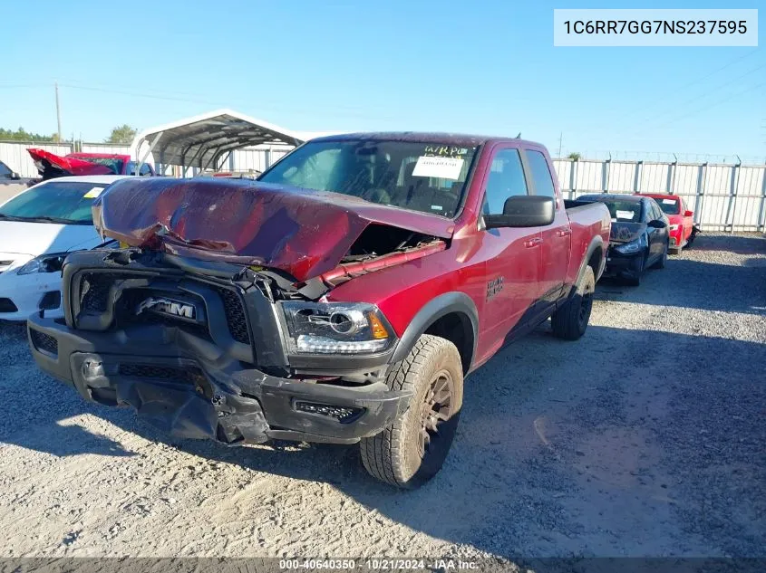 2022 Ram 1500 Classic Slt VIN: 1C6RR7GG7NS237595 Lot: 40640350