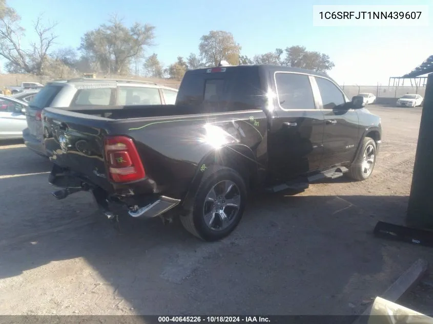 2022 Ram 1500 Laramie 4X4 5'7 Box VIN: 1C6SRFJT1NN439607 Lot: 40645226