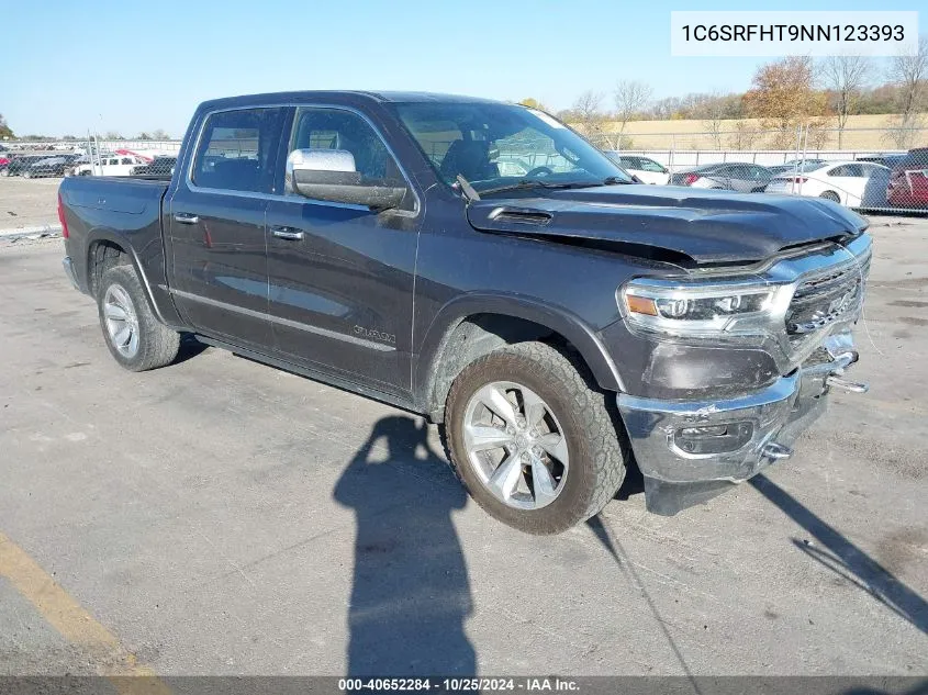 2022 Ram 1500 Limited 4X4 5'7 Box VIN: 1C6SRFHT9NN123393 Lot: 40652284