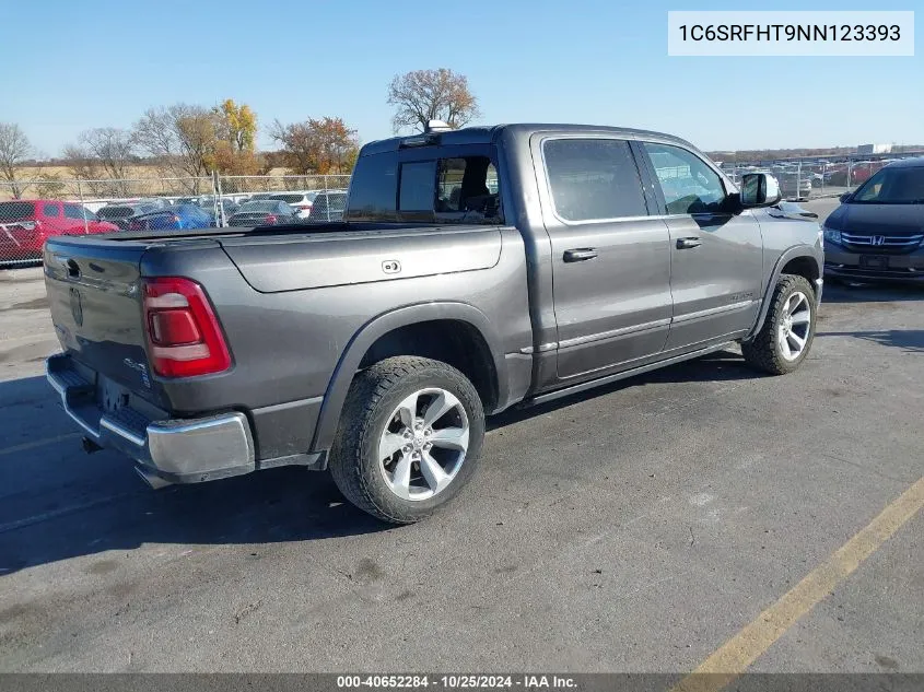 2022 Ram 1500 Limited 4X4 5'7 Box VIN: 1C6SRFHT9NN123393 Lot: 40652284