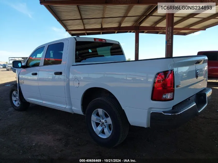 2022 Ram 1500 Classic Slt 4X2 5'7 Box VIN: 1C6RR6LG0NS234893 Lot: 40656469