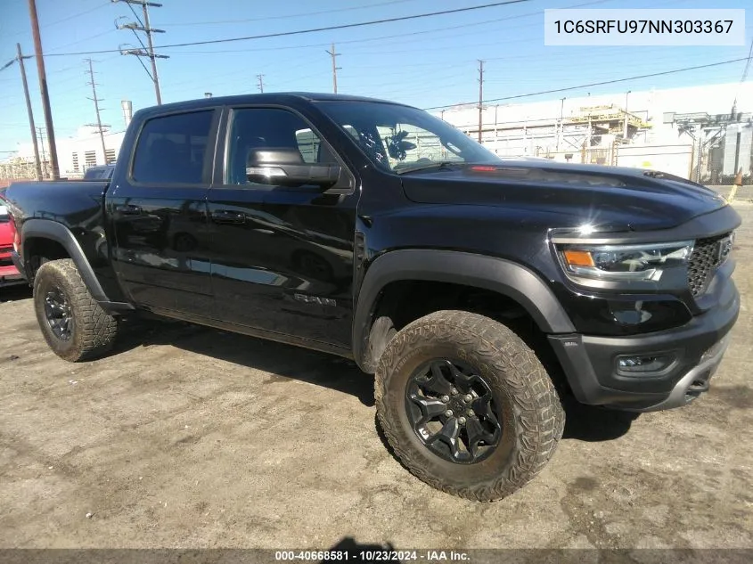 2022 Ram 1500 Trx 4X4 5'7 Box VIN: 1C6SRFU97NN303367 Lot: 40668581