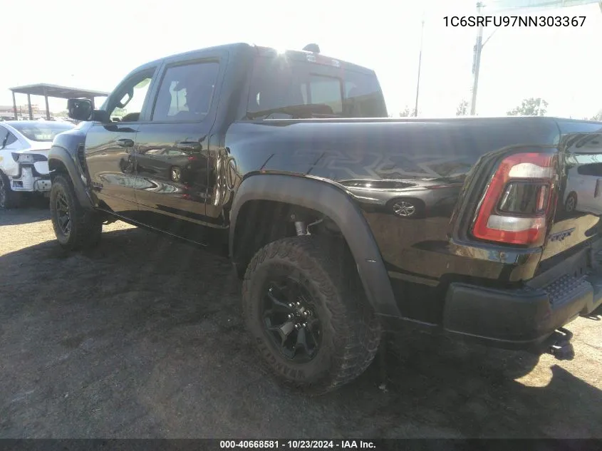 2022 Ram 1500 Trx 4X4 5'7 Box VIN: 1C6SRFU97NN303367 Lot: 40668581