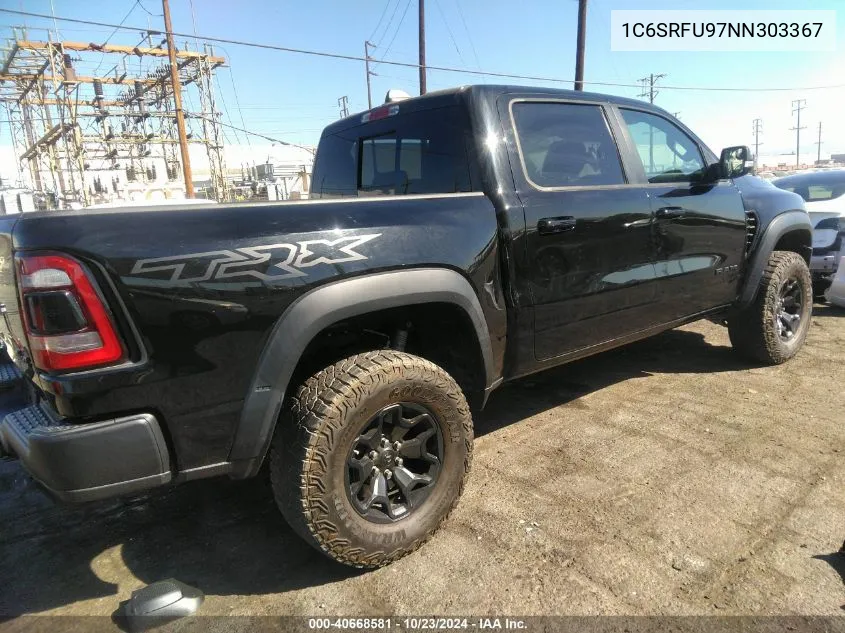 2022 Ram 1500 Trx 4X4 5'7 Box VIN: 1C6SRFU97NN303367 Lot: 40668581