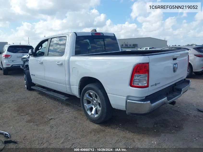 2022 Ram 1500 Lone Star 4X2 5'7 Box VIN: 1C6RREFG5NN219052 Lot: 40668712