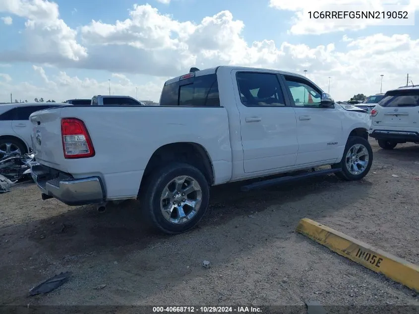 1C6RREFG5NN219052 2022 Ram 1500 Lone Star 4X2 5'7 Box