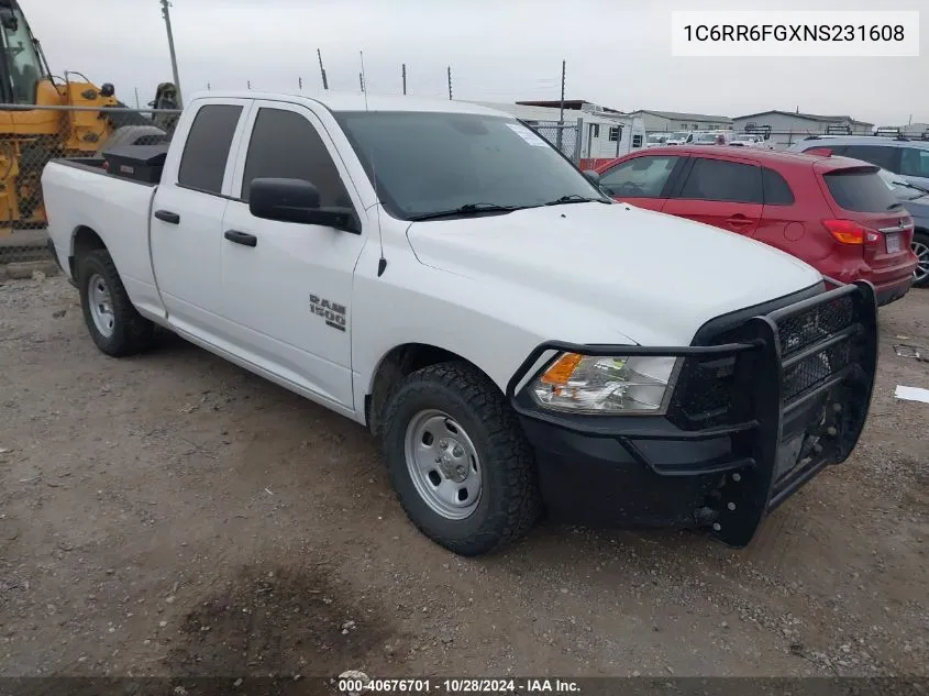 2022 Ram 1500 Classic Tradesman VIN: 1C6RR6FGXNS231608 Lot: 40676701