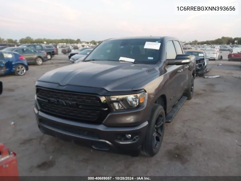 2022 Ram 1500 Big Horn/Lone Star VIN: 1C6RREBGXNN393656 Lot: 40689057