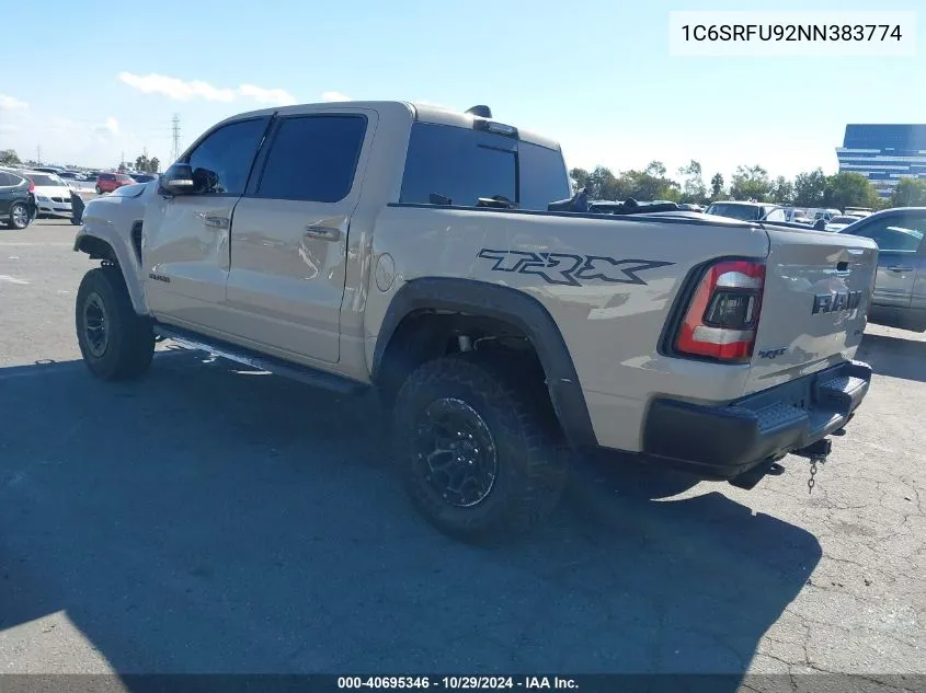 2022 Ram 1500 Trx 4X4 5'7 Box VIN: 1C6SRFU92NN383774 Lot: 40695346