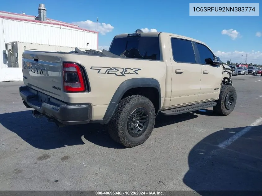 2022 Ram 1500 Trx 4X4 5'7 Box VIN: 1C6SRFU92NN383774 Lot: 40695346