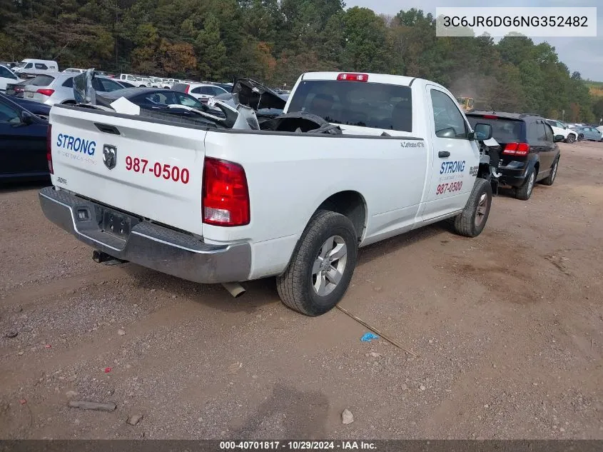 2022 Ram 1500 Classic Tradesman 4X2 8' Box VIN: 3C6JR6DG6NG352482 Lot: 40701817