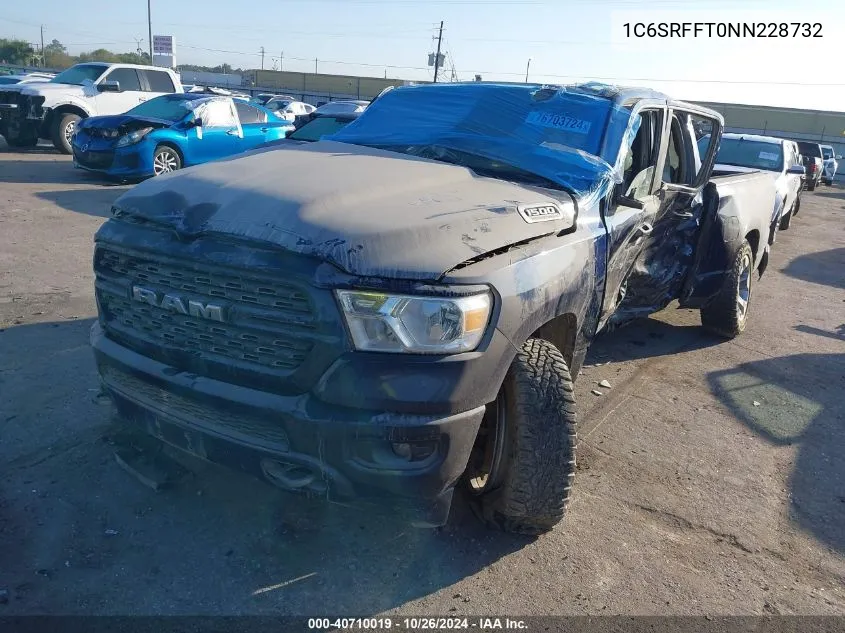 2022 Ram 1500 Lone Star 4X4 5'7 Box VIN: 1C6SRFFT0NN228732 Lot: 40710019