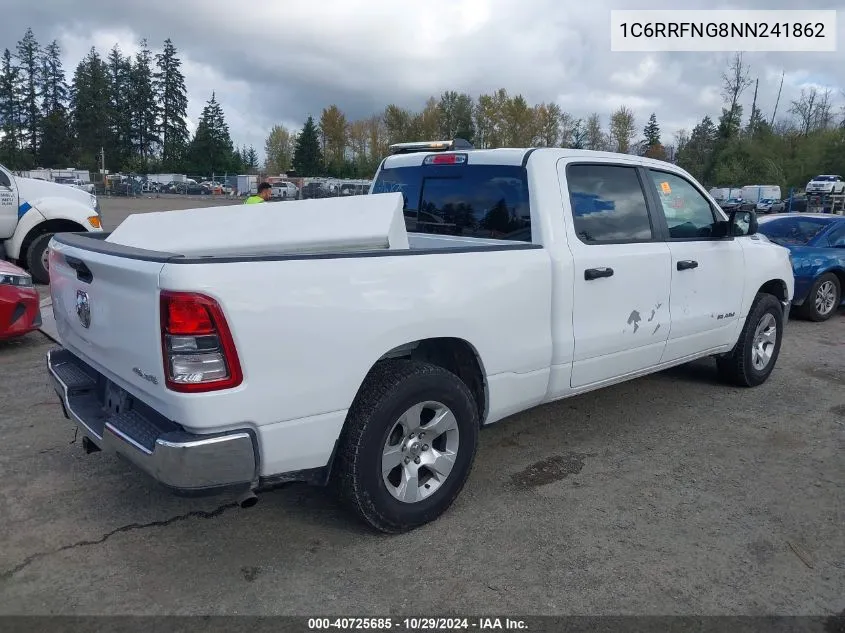 1C6RRFNG8NN241862 2022 Ram 1500 Tradesman 4X4 6'4 Box