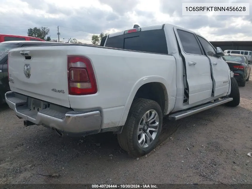 2022 Ram 1500 Limited Longhorn 4X4 5'7 Box VIN: 1C6SRFKT8NN456628 Lot: 40726444