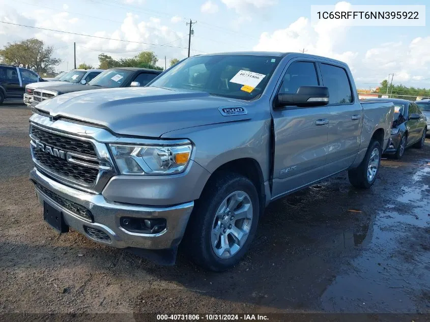 1C6SRFFT6NN395922 2022 Ram 1500 Lone Star 4X4 5'7 Box