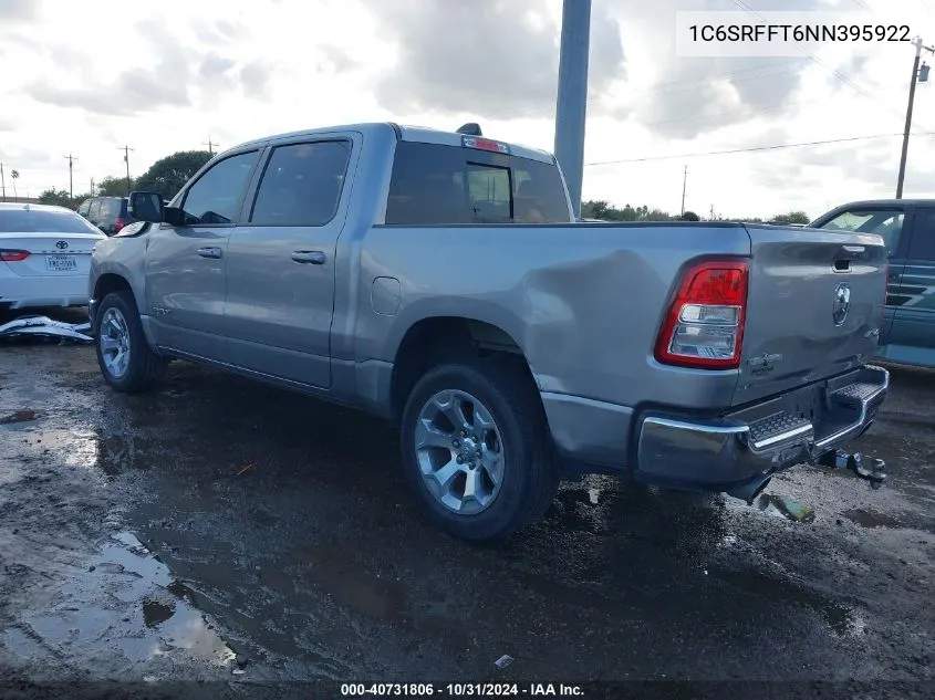 1C6SRFFT6NN395922 2022 Ram 1500 Lone Star 4X4 5'7 Box