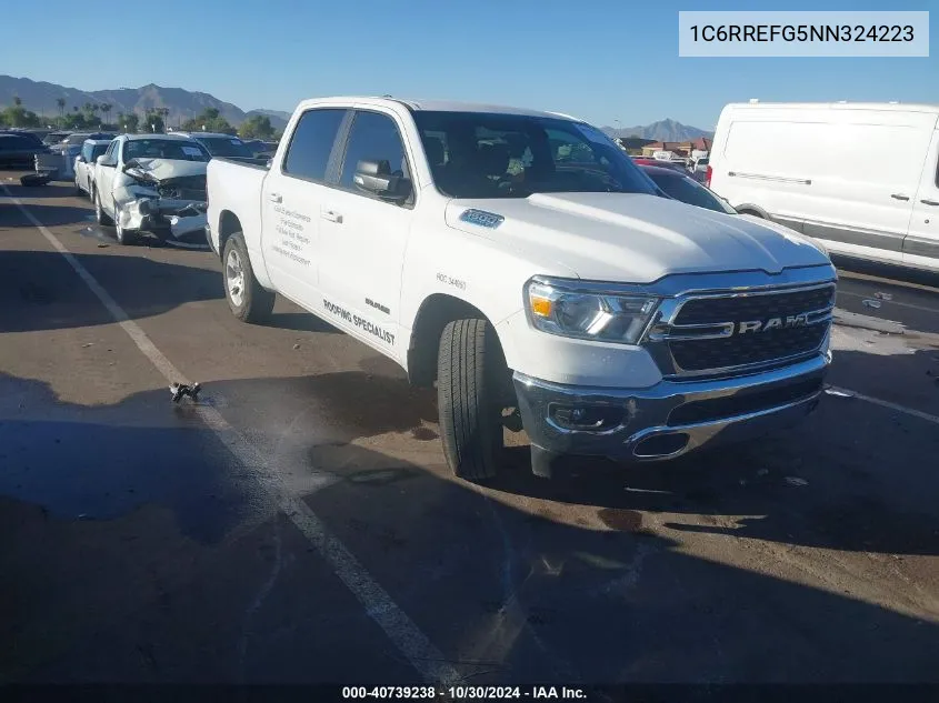 2022 Ram 1500 Big Horn VIN: 1C6RREFG5NN324223 Lot: 40739238