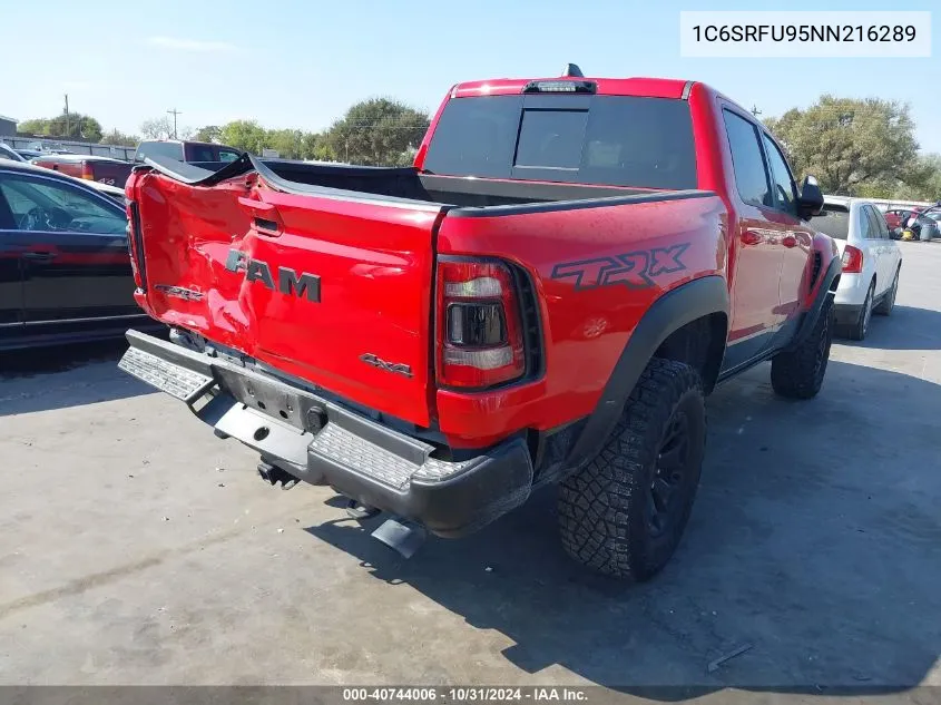 2022 Ram 1500 Trx 4X4 5'7 Box VIN: 1C6SRFU95NN216289 Lot: 40744006