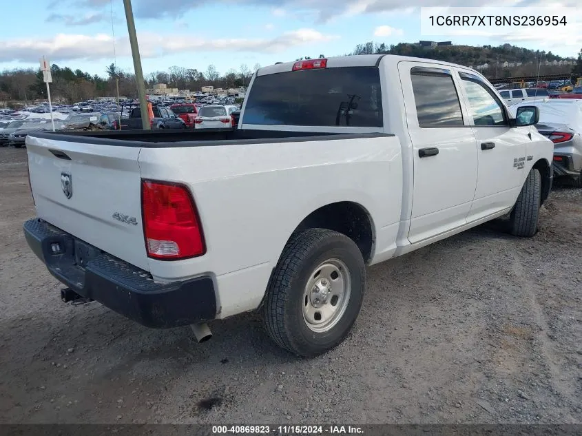 2022 Ram 1500 Classic Ssv 4X4 5'7 Box VIN: 1C6RR7XT8NS236954 Lot: 40869823