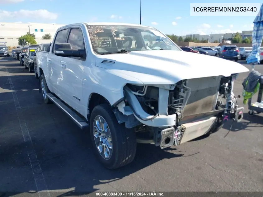 2022 Ram 1500 Big Horn VIN: 1C6RREFM0NN253440 Lot: 40883400