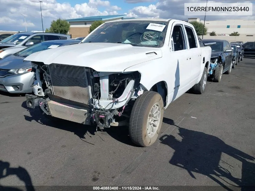 2022 Ram 1500 Big Horn VIN: 1C6RREFM0NN253440 Lot: 40883400