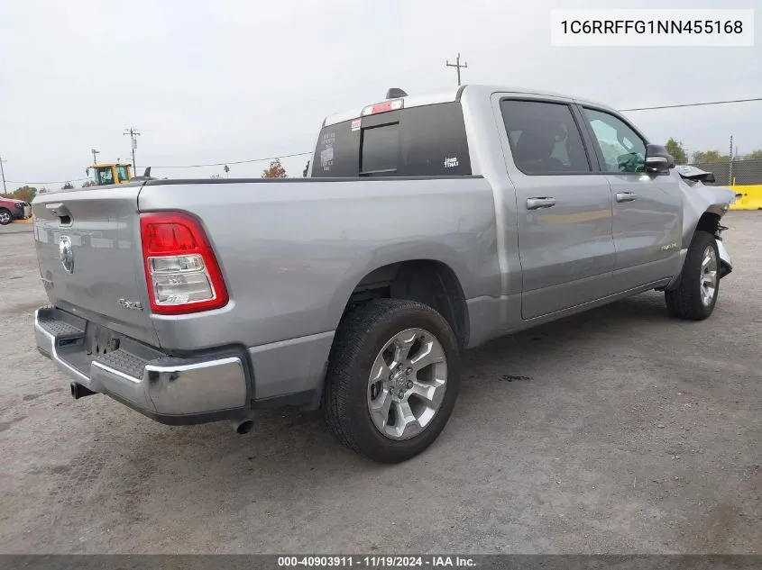 2022 Ram 1500 Big Horn 4X4 5'7 Box VIN: 1C6RRFFG1NN455168 Lot: 40903911