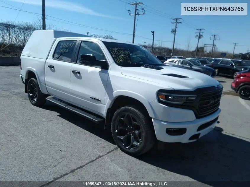 2023 Ram 1500 Limited VIN: 1C6SRFHTXPN643766 Lot: 11959347